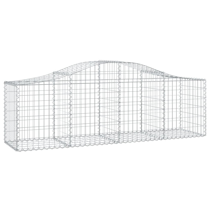 Coșuri gabion arcuite 18 buc, 200x50x60/80 cm, fier galvanizat - WALTI WALTI