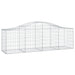 Coșuri gabion arcuite 18 buc, 200x50x60/80 cm, fier galvanizat - WALTI WALTI