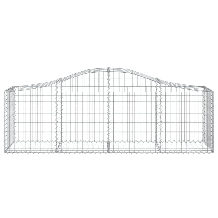 Coșuri gabion arcuite 18 buc, 200x50x60/80 cm, fier galvanizat - WALTI WALTI