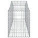 Coșuri gabion arcuite 18 buc, 200x50x60/80 cm, fier galvanizat - WALTI WALTI