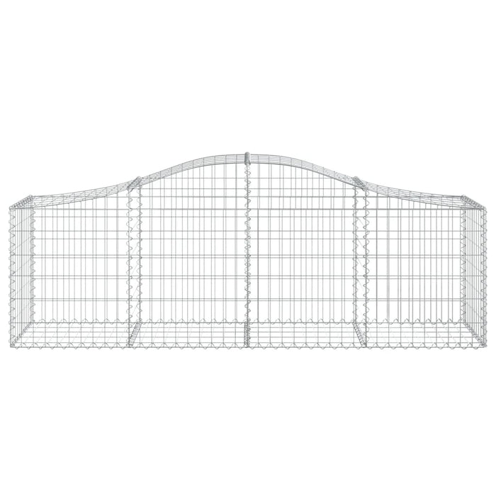 Coșuri gabion arcuite 25 buc, 200x50x60/80 cm, fier galvanizat - WALTI WALTI