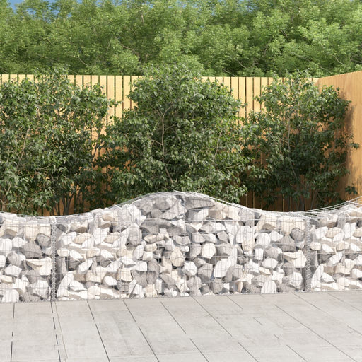 Coșuri gabion arcuite 25 buc, 200x50x60/80 cm, fier galvanizat - WALTI WALTI