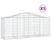 Coșuri gabion arcuite 5 buc, 200x50x80/100 cm, fier galvanizat - WALTI WALTI