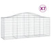 Coșuri gabion arcuite 7 buc, 200x50x80/100 cm, fier galvanizat - WALTI WALTI