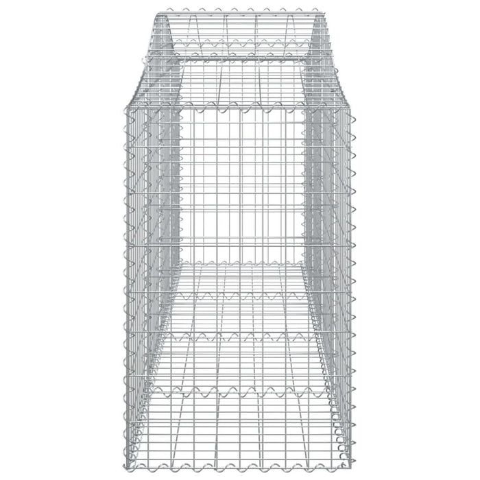 Coșuri gabion arcuite 8 buc, 200x50x80/100 cm, fier galvanizat - WALTI WALTI