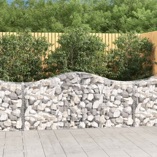 Coșuri gabion arcuite 8 buc, 200x50x80/100 cm, fier galvanizat - WALTI WALTI