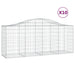 Coșuri gabion arcuite 10 buc, 200x50x80/100 cm, fier galvanizat - WALTI WALTI