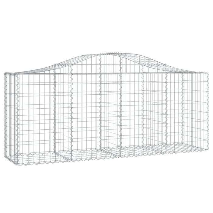 Coșuri gabion arcuite 12 buc, 200x50x80/100 cm, fier galvanizat - WALTI WALTI