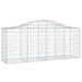 Coșuri gabion arcuite 12 buc, 200x50x80/100 cm, fier galvanizat - WALTI WALTI