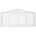 Coșuri gabion arcuite 12 buc, 200x50x80/100 cm, fier galvanizat - WALTI WALTI