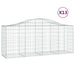 Coșuri gabion arcuite 13 buc, 200x50x80/100 cm, fier galvanizat - WALTI WALTI
