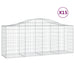 Coșuri gabion arcuite 15 buc, 200x50x80/100 cm, fier galvanizat - WALTI WALTI