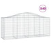 Coșuri gabion arcuite 40 buc, 200x50x80/100 cm, fier galvanizat - WALTI WALTI