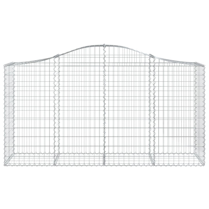 Coșuri gabion arcuite 3 buc, 200x50x100/120 cm fier galvanizat - WALTI WALTI