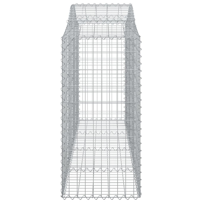 Coșuri gabion arcuite 3 buc, 200x50x100/120 cm fier galvanizat - WALTI WALTI