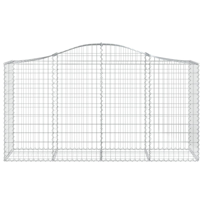 Coșuri gabion arcuite 6 buc, 200x50x100/120 cm, fier galvanizat - WALTI WALTI