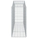 Coșuri gabion arcuite 6 buc, 200x50x100/120 cm, fier galvanizat - WALTI WALTI