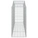 Coșuri gabion arcuite 7 buc, 200x50x100/120 cm, fier galvanizat - WALTI WALTI
