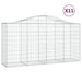 Coșuri gabion arcuite 11 buc, 200x50x100/120cm, fier galvanizat - WALTI WALTI