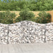 Coșuri gabion arcuite 11 buc, 200x50x100/120cm, fier galvanizat - WALTI WALTI
