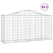 Coșuri gabion arcuite 13 buc, 200x50x100/120cm, fier galvanizat - WALTI WALTI