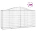 Coșuri gabion arcuite 18 buc, 200x50x100/120cm, fier galvanizat - WALTI WALTI
