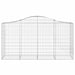 Coșuri gabion arcuite 18 buc, 200x50x100/120cm, fier galvanizat - WALTI WALTI