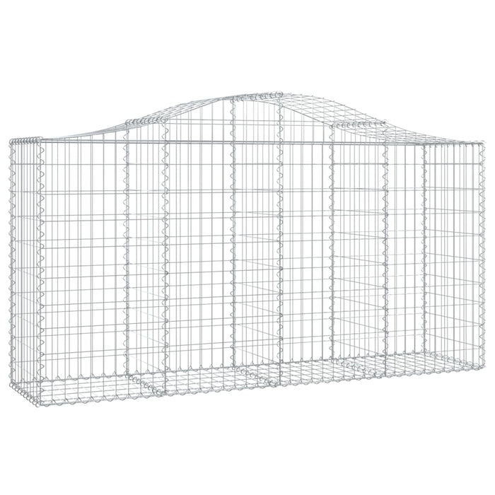 Coșuri gabion arcuite 40 buc, 200x50x100/120cm, fier galvanizat - WALTI WALTI
