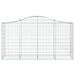 Coșuri gabion arcuite 40 buc, 200x50x100/120cm, fier galvanizat - WALTI WALTI