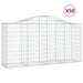 Coșuri gabion arcuite 50 buc, 200x50x100/120 cm fier galvanizat - WALTI WALTI