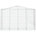 Coșuri gabion arcuite 3 buc, 200x50x120/140 cm, fier galvanizat - WALTI WALTI