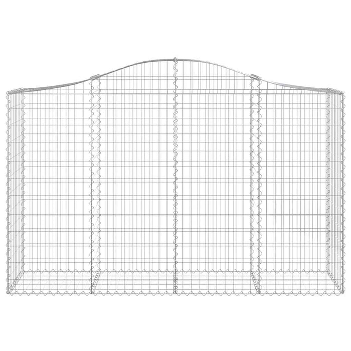 Coșuri gabion arcuite 5 buc, 200x50x120/140 cm, fier galvanizat - WALTI WALTI
