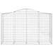 Coșuri gabion arcuite 5 buc, 200x50x120/140 cm, fier galvanizat - WALTI WALTI