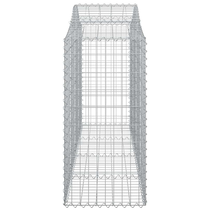 Coșuri gabion arcuite 5 buc, 200x50x120/140 cm, fier galvanizat - WALTI WALTI