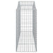 Coșuri gabion arcuite 5 buc, 200x50x120/140 cm, fier galvanizat - WALTI WALTI