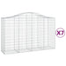 Coșuri gabion arcuite 7 buc, 200x50x120/140 cm, fier galvanizat - WALTI WALTI