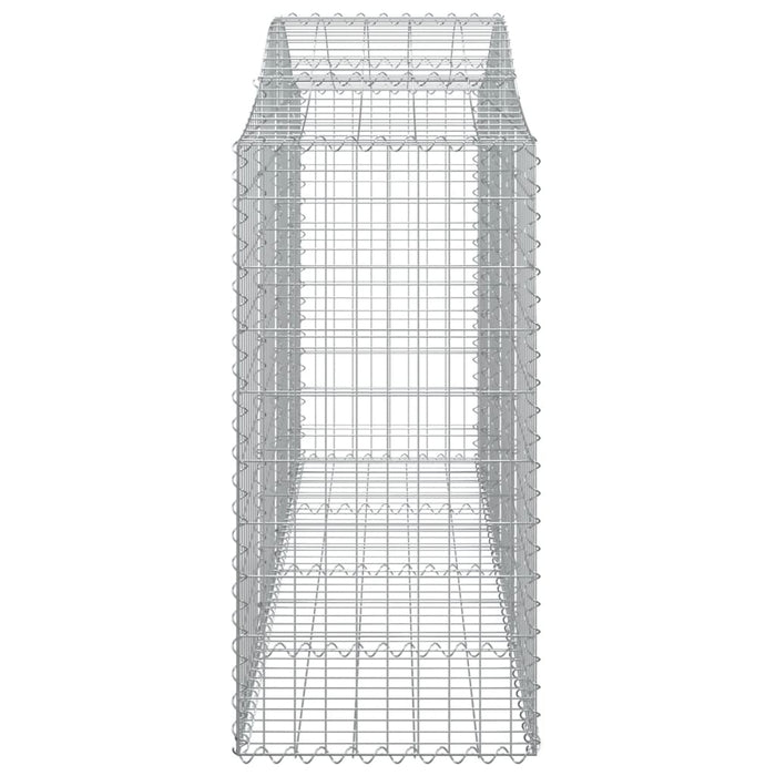 Coșuri gabion arcuite 9 buc, 200x50x120/140 cm, fier galvanizat - WALTI WALTI
