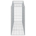 Coșuri gabion arcuite 10 buc, 200x50x120/140 cm,fier galvanizat - WALTI WALTI