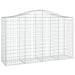 Coșuri gabion arcuite 12 buc, 200x50x120/140cm, fier galvanizat - WALTI WALTI