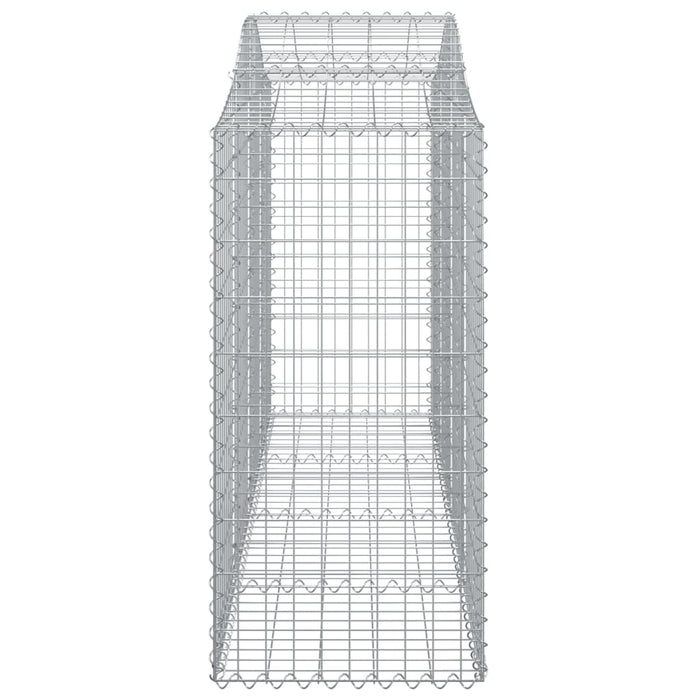 Coșuri gabion arcuite 12 buc, 200x50x120/140cm, fier galvanizat - WALTI WALTI