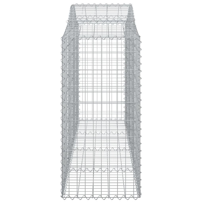Coșuri gabion arcuite 15 buc, 200x50x120/140 cm,fier galvanizat - WALTI WALTI