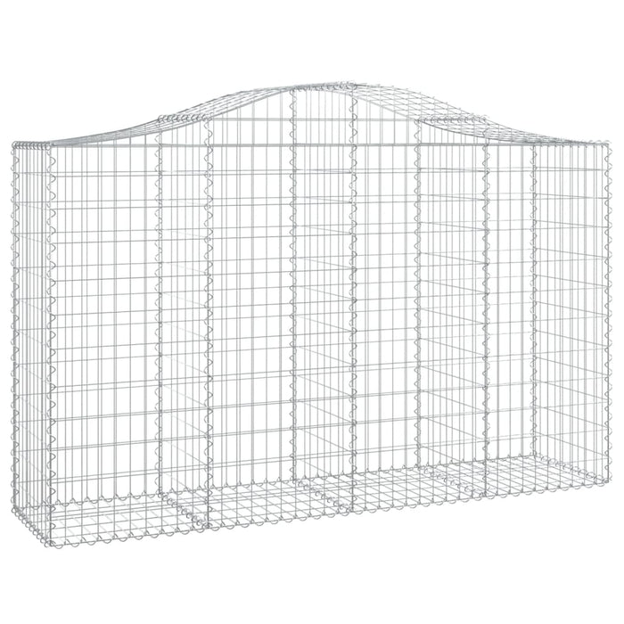 Coșuri gabion arcuite 25 buc, 200x50x120/140cm, fier galvanizat - WALTI WALTI