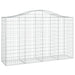 Coșuri gabion arcuite 25 buc, 200x50x120/140cm, fier galvanizat - WALTI WALTI
