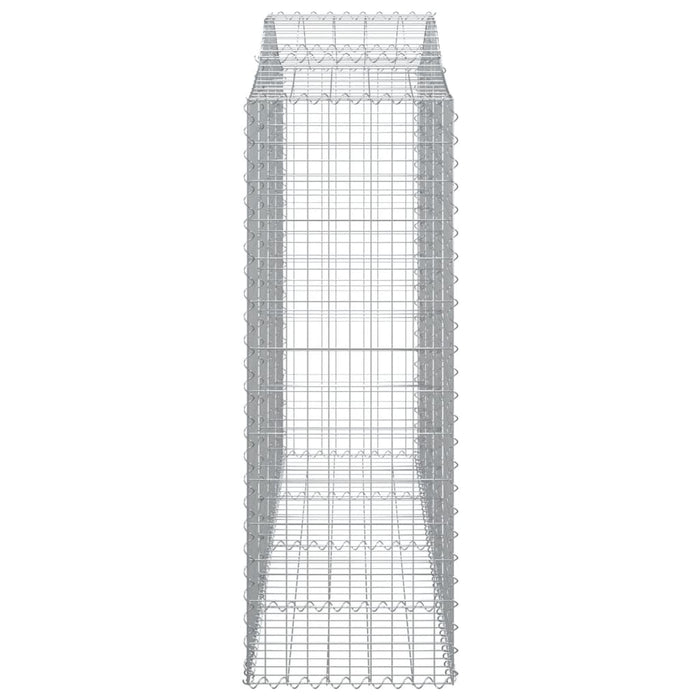 Coșuri gabion arcuite 3 buc, 200x50x140/160cm, fier galvanizat - WALTI WALTI