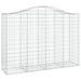 Coșuri gabion arcuite 6 buc, 200x50x140/160 cm, fier galvanizat - WALTI WALTI