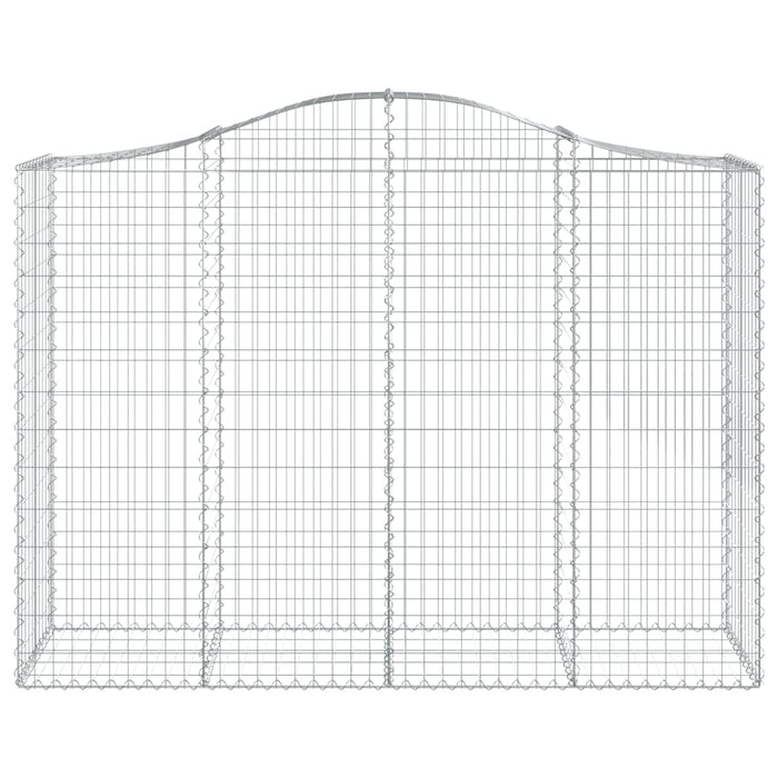 Coșuri gabion arcuite 10 buc, 200x50x140/160cm, fier galvanizat - WALTI WALTI