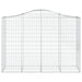 Coșuri gabion arcuite 10 buc, 200x50x140/160cm, fier galvanizat - WALTI WALTI