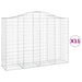 Coșuri gabion arcuite 11 buc, 200x50x140/160cm, fier galvanizat - WALTI WALTI