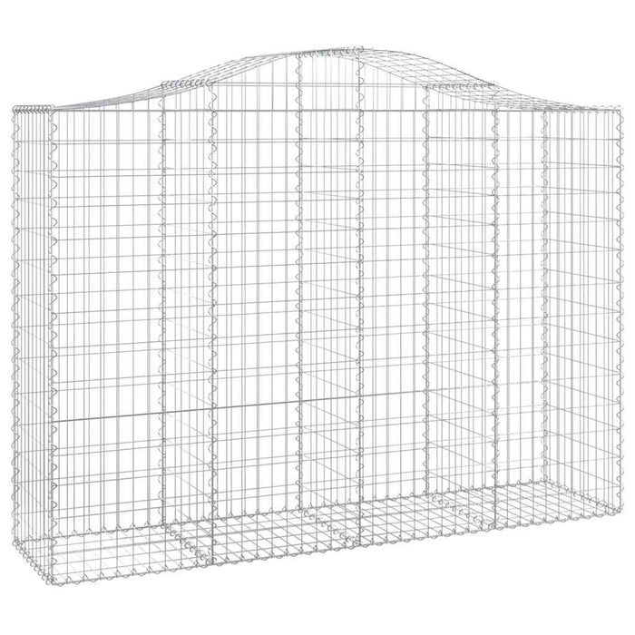 Coșuri gabion arcuite 12 buc, 200x50x140/160cm, fier galvanizat - WALTI WALTI