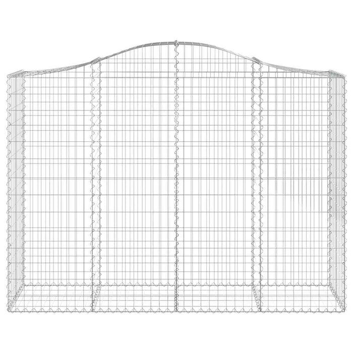 Coșuri gabion arcuite 12 buc, 200x50x140/160cm, fier galvanizat - WALTI WALTI